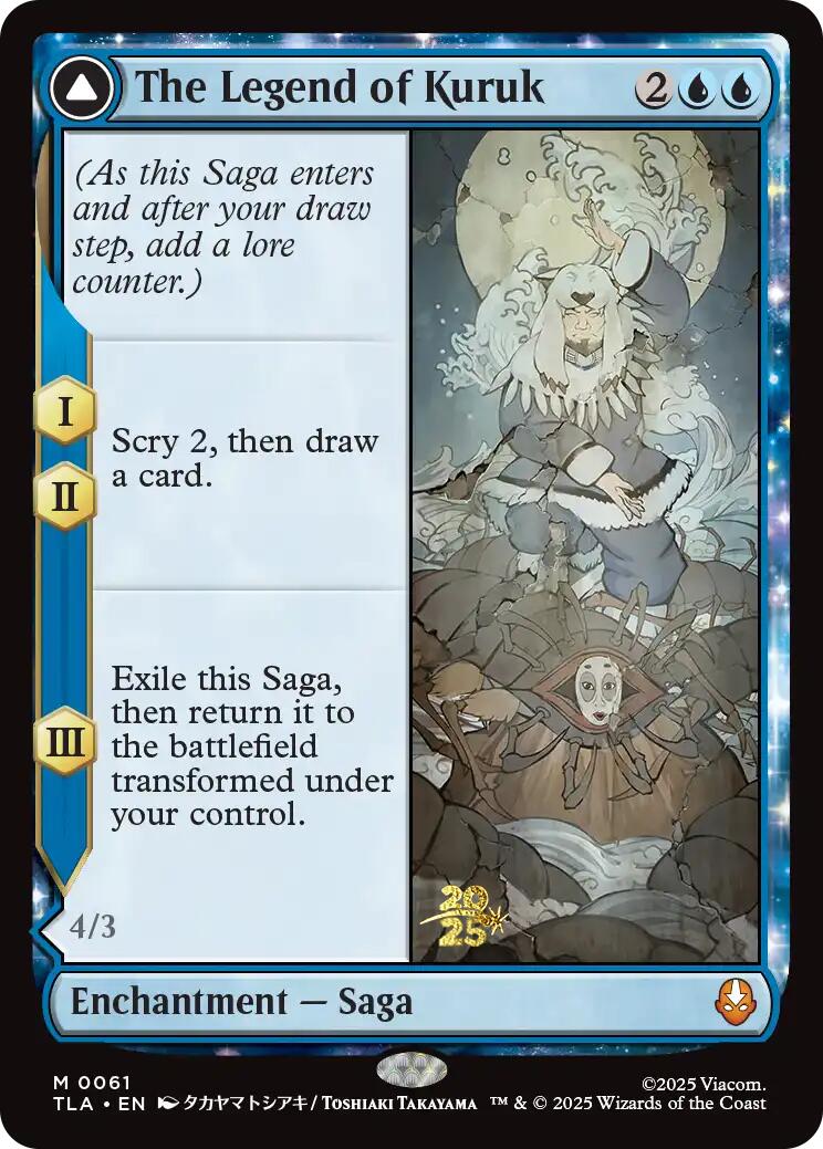 The Legend of Kuruk [Avatar: The Last Airbender Prerelease Cards] | Good Games Adelaide SA