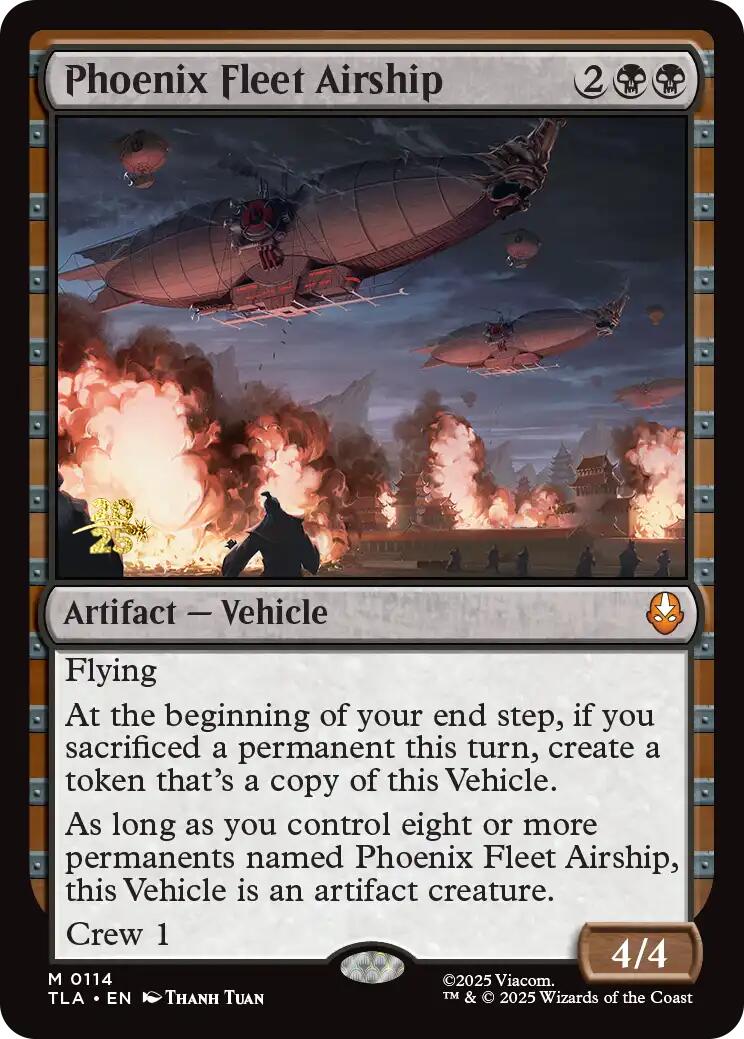 Phoenix Fleet Airship [Avatar: The Last Airbender Prerelease Cards] | Good Games Adelaide SA