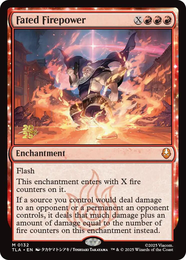 Fated Firepower [Avatar: The Last Airbender Prerelease Cards] | Good Games Adelaide SA