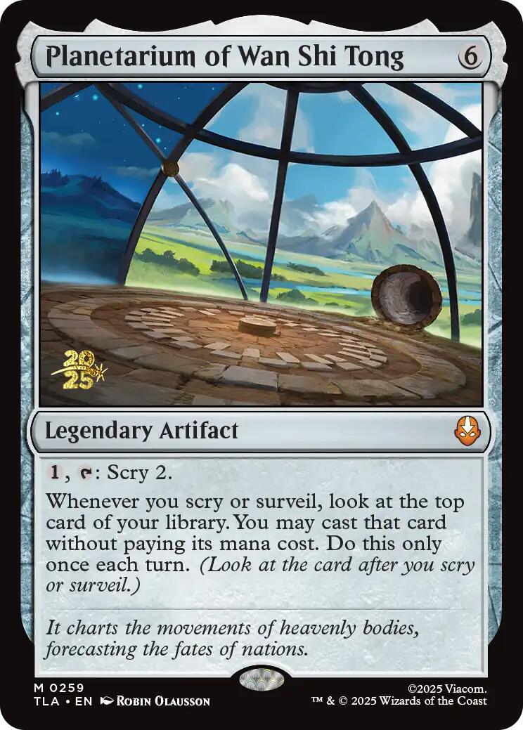 Planetarium of Wan Shi Tong [Avatar: The Last Airbender Prerelease Cards] | Good Games Adelaide SA