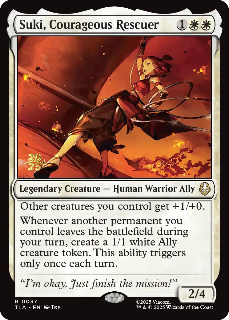 Suki, Courageous Rescuer [Avatar: The Last Airbender Prerelease Cards] | Good Games Adelaide SA