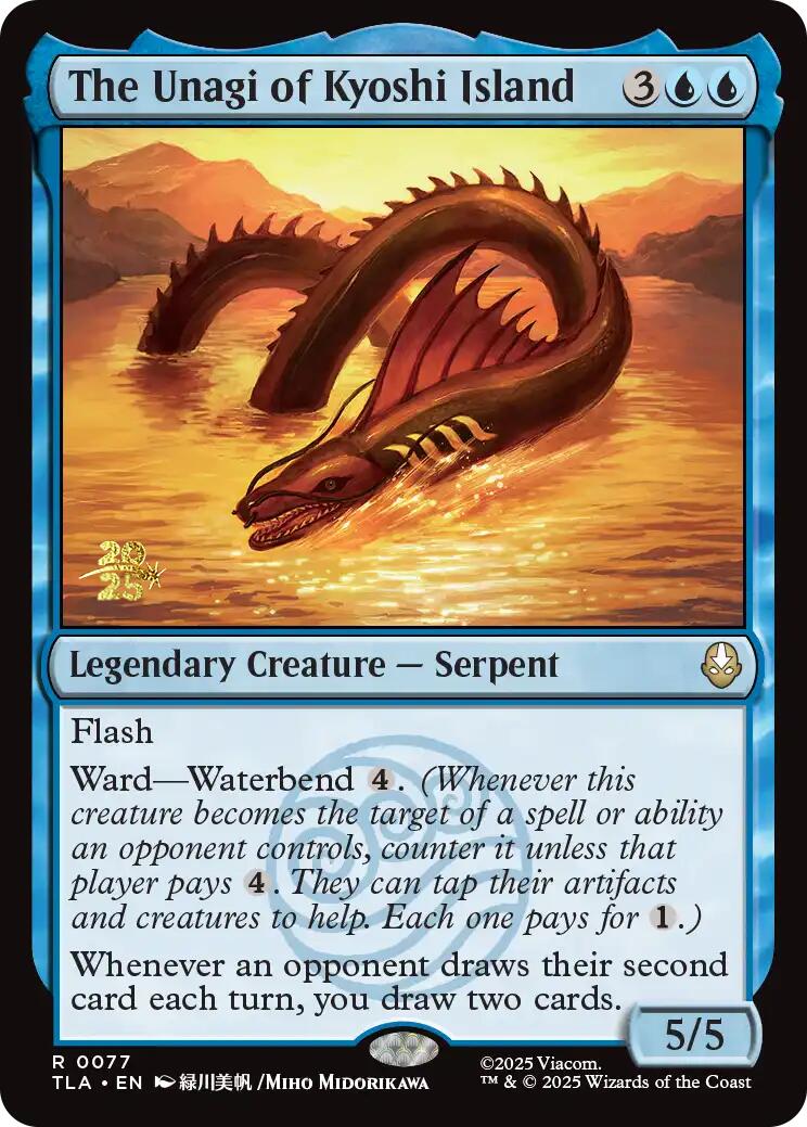 The Unagi of Kyoshi Island [Avatar: The Last Airbender Prerelease Cards] | Good Games Adelaide SA