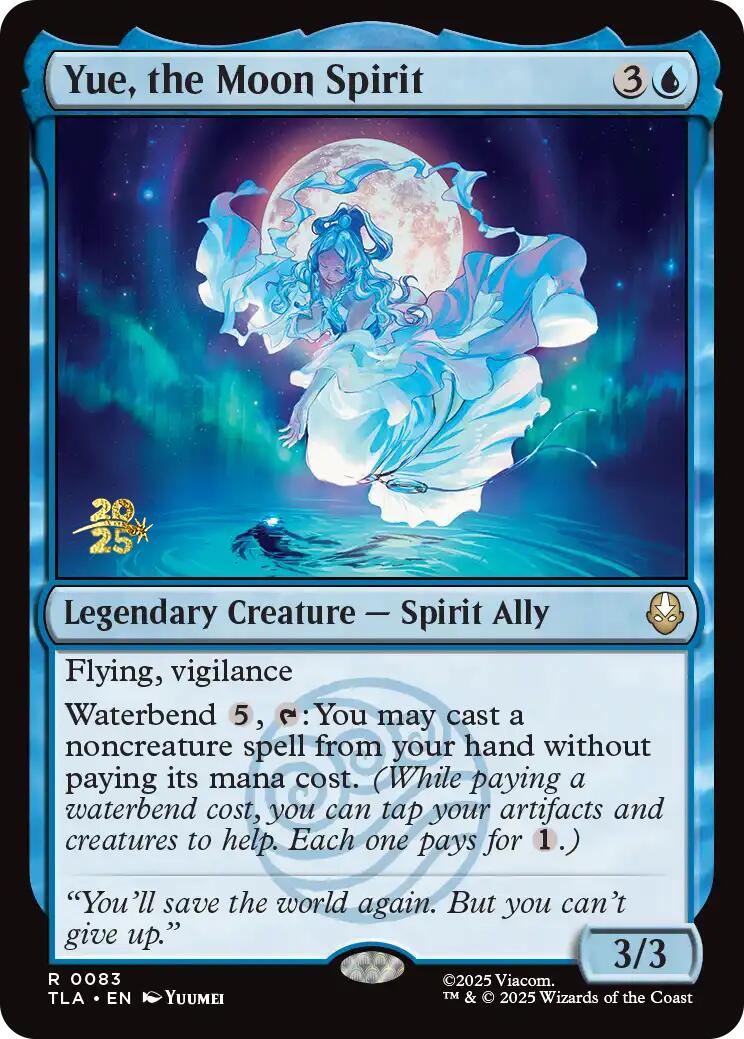 Yue, the Moon Spirit [Avatar: The Last Airbender Prerelease Cards] | Good Games Adelaide SA