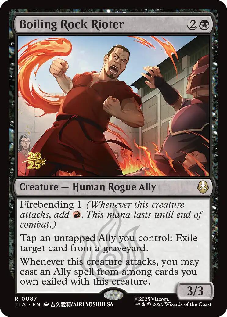 Boiling Rock Rioter [Avatar: The Last Airbender Prerelease Cards] | Good Games Adelaide SA
