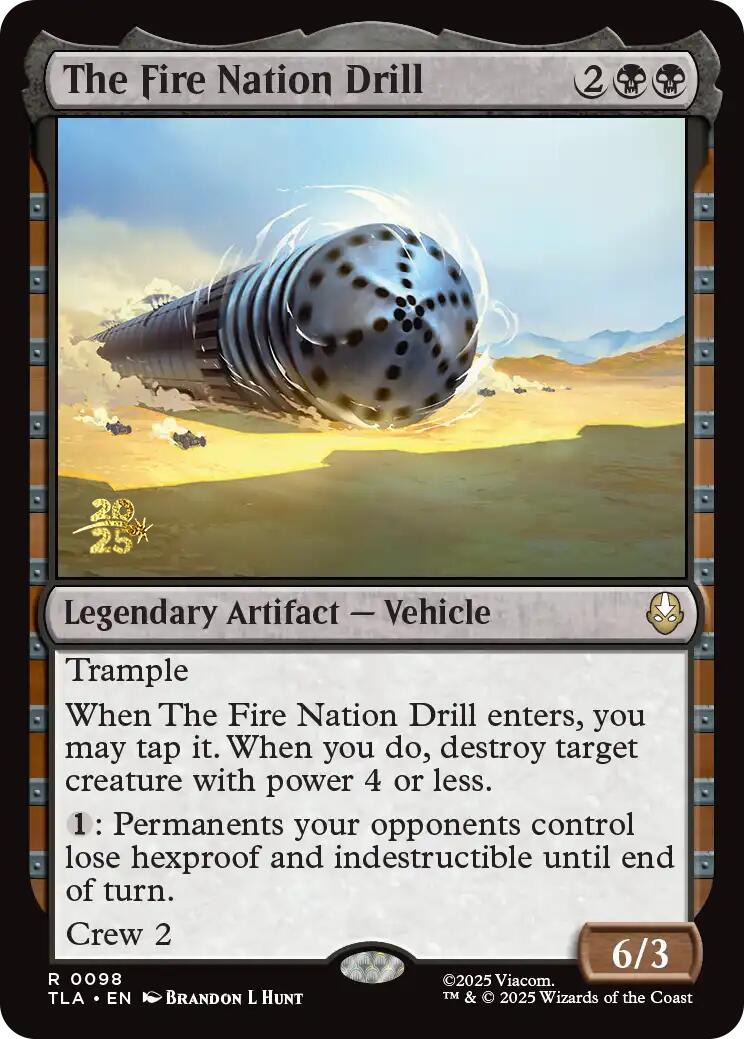 The Fire Nation Drill [Avatar: The Last Airbender Prerelease Cards] | Good Games Adelaide SA