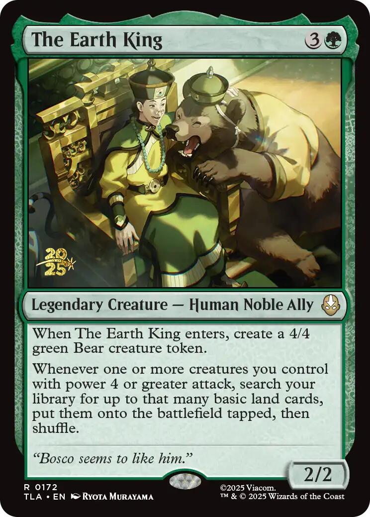 The Earth King [Avatar: The Last Airbender Prerelease Cards] | Good Games Adelaide SA