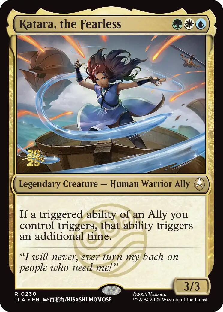Katara, the Fearless [Avatar: The Last Airbender Prerelease Cards] | Good Games Adelaide SA