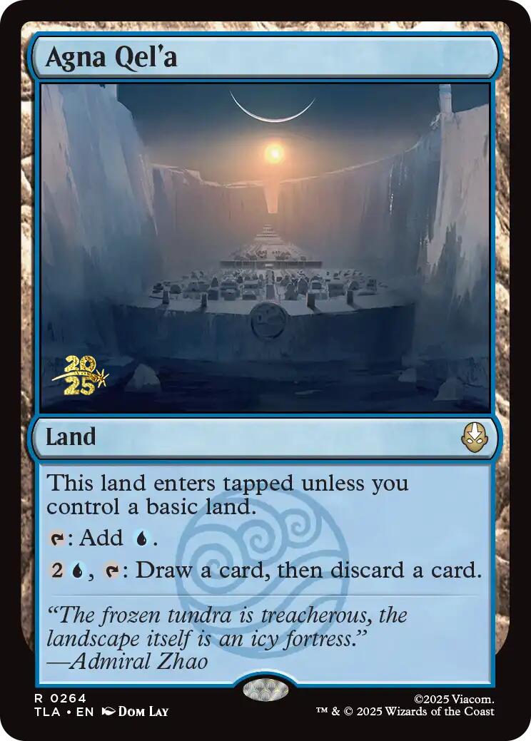 Agna Qel'a [Avatar: The Last Airbender Prerelease Cards] | Good Games Adelaide SA