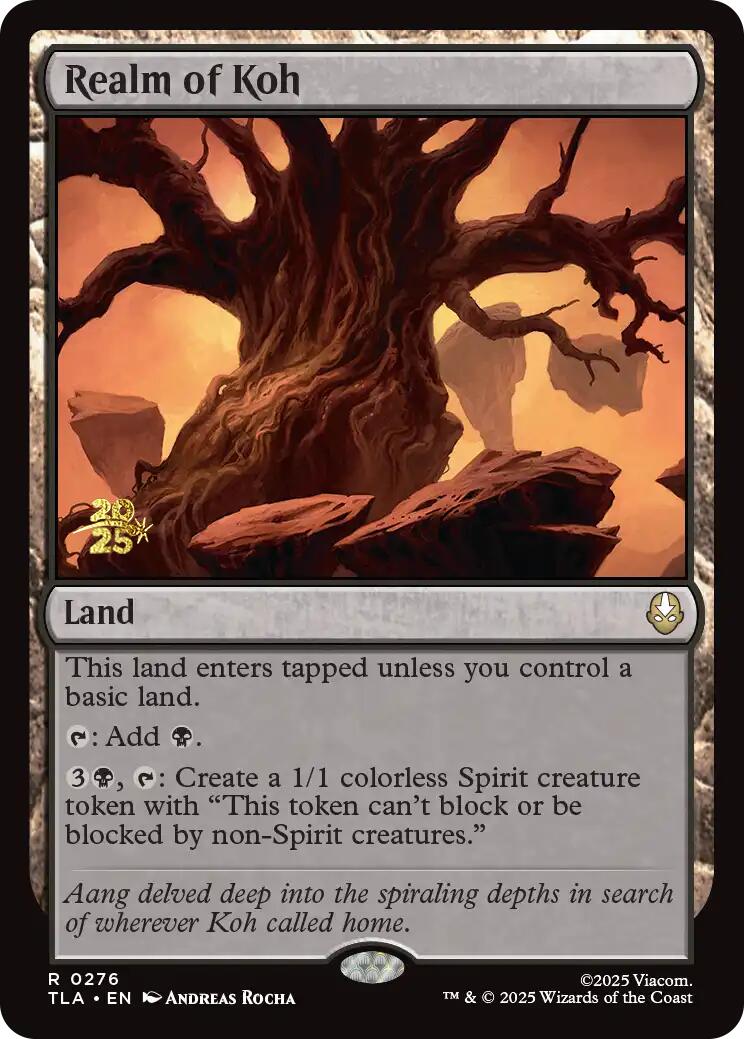 Realm of Koh [Avatar: The Last Airbender Prerelease Cards] | Good Games Adelaide SA