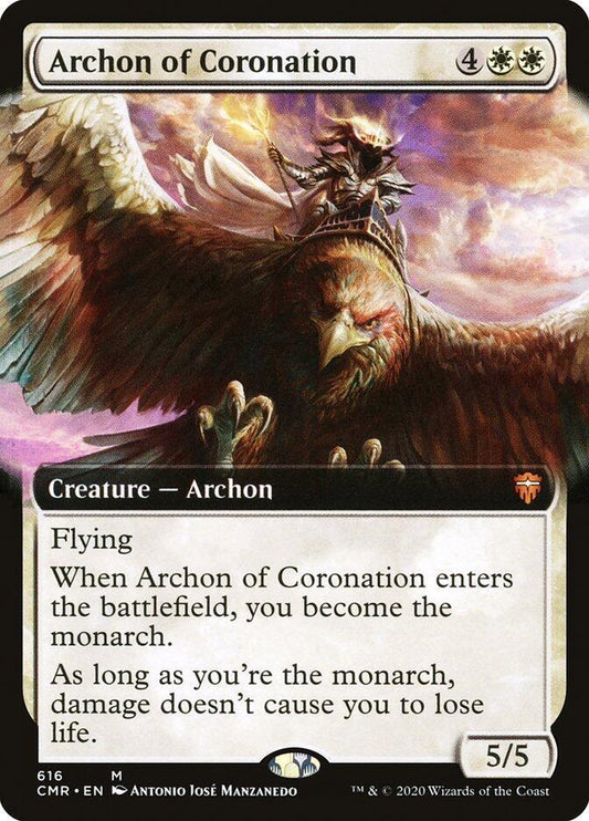 Archon of Coronation Extended Art 616 (Commander Legends) 