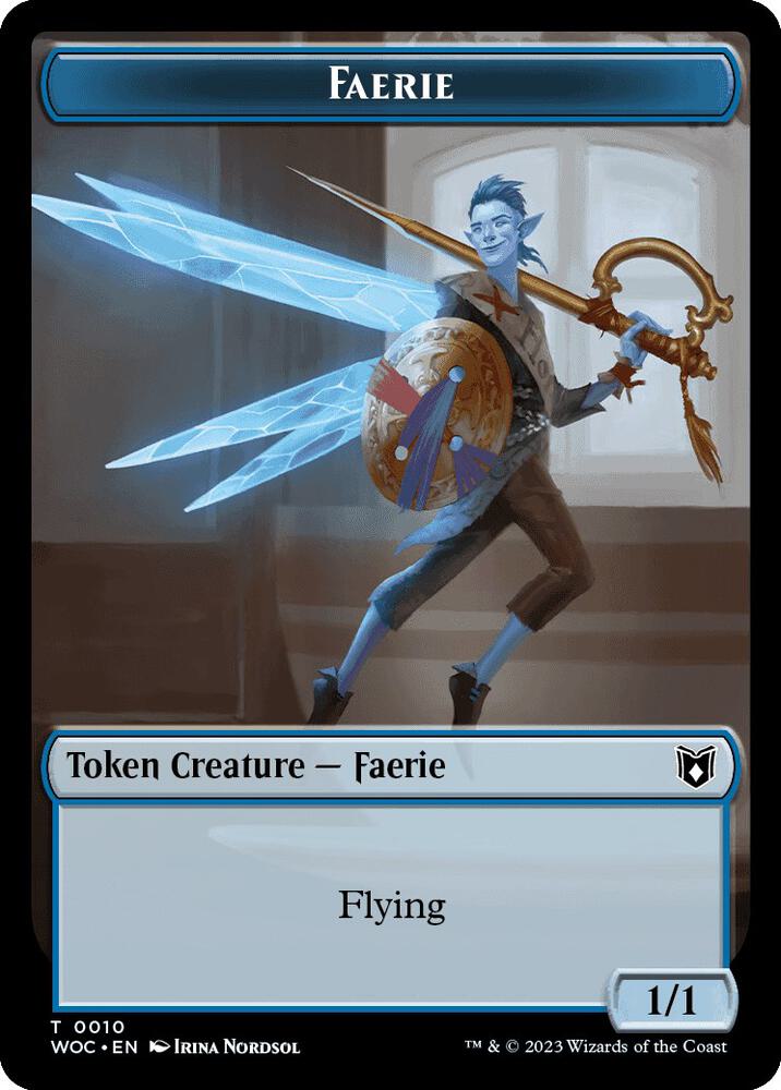 Faerie Human Double Sided Token 10 // 2 (Commander: Wilds of Eldraine)  | Good Games Adelaide SA