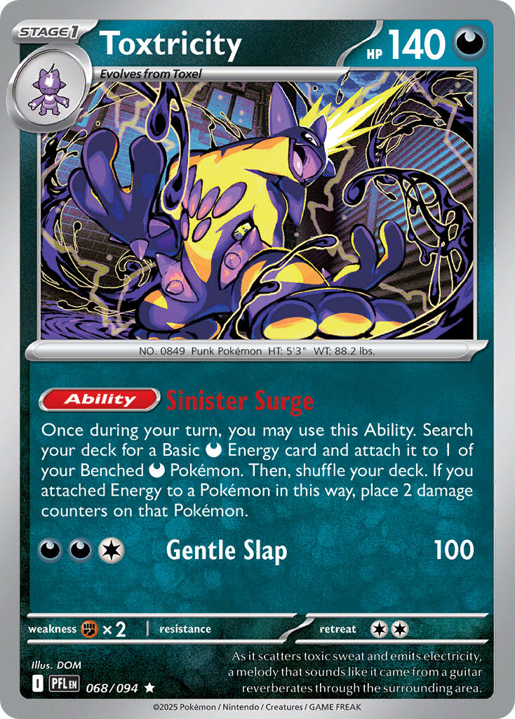 Toxtricity (068/094) (Theme Deck Exclusive) [Mega Evolution: Phantasmal Flames] | Good Games Adelaide SA