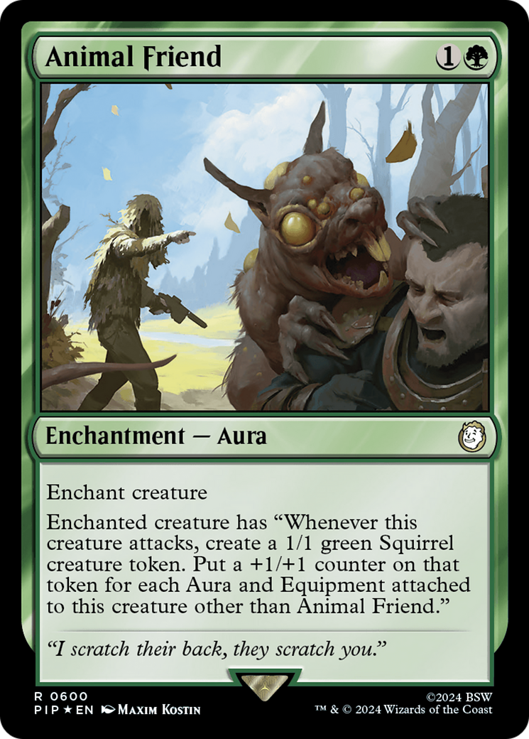 Animal Friend (Surge Foil) [Fallout] | Good Games Adelaide SA