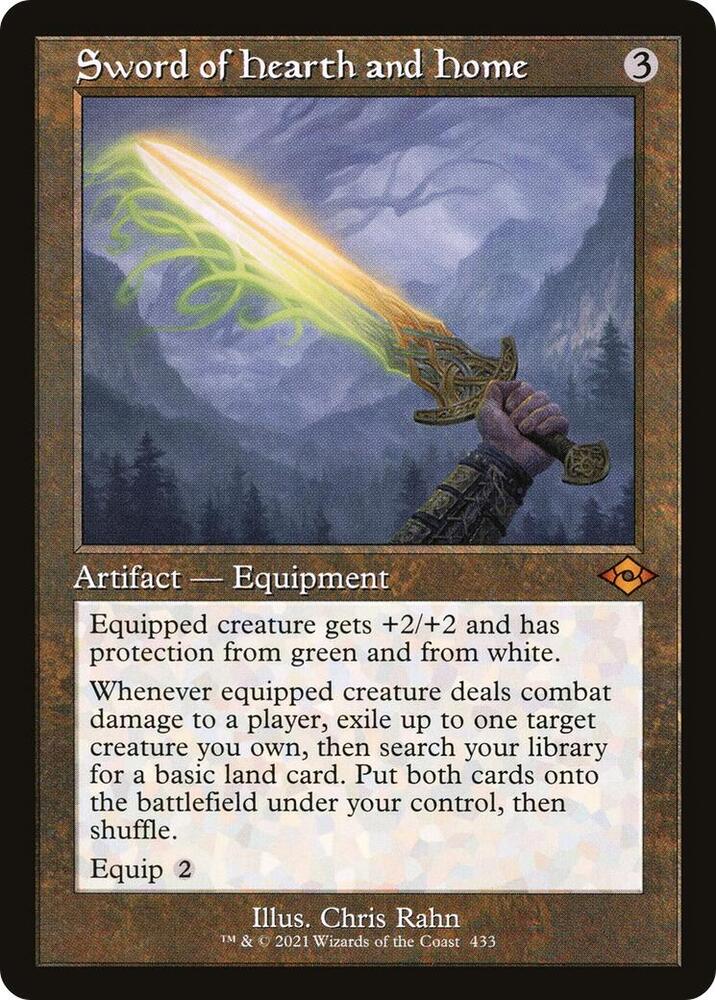 Sword of Hearth and Home Retro Frame 433 (Modern Horizons 2)  - Foil | Good Games Adelaide SA