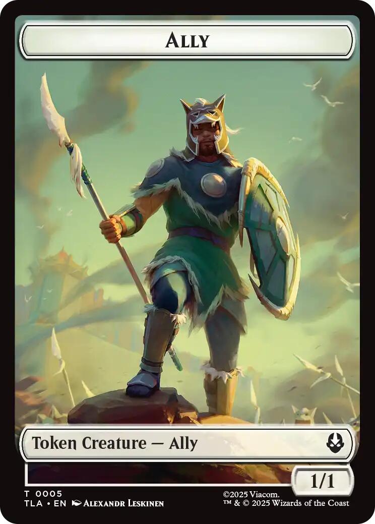 Ally (0005) // Clue (0014) Double-Sided Token [Avatar: The Last Airbender Tokens] | Good Games Adelaide SA