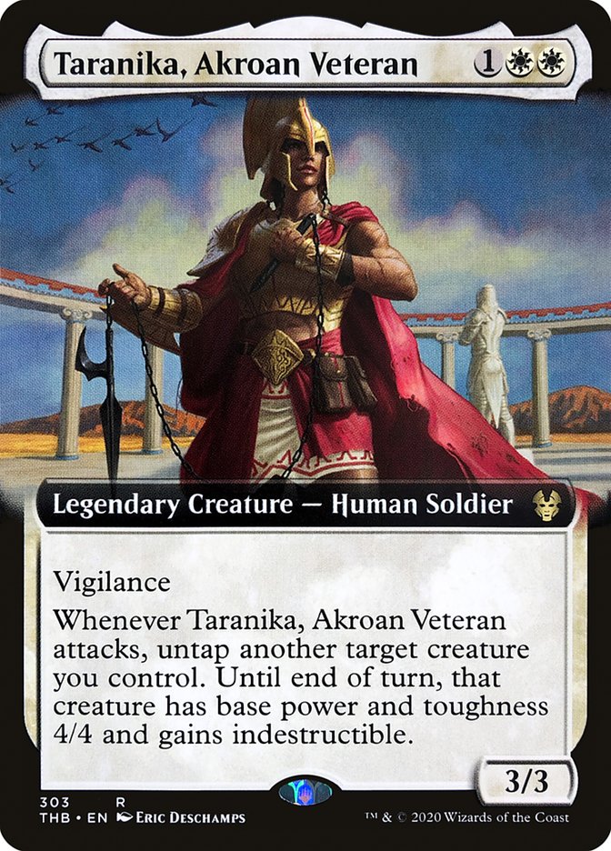 Taranika, Akroan Veteran (Extended Art) [Theros Beyond Death] | Good Games Adelaide SA