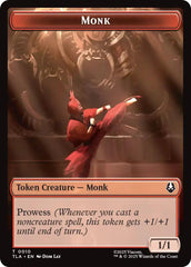 Monk // Food (0021) Double-Sided Token [Avatar: The Last Airbender Tokens] | Good Games Adelaide SA