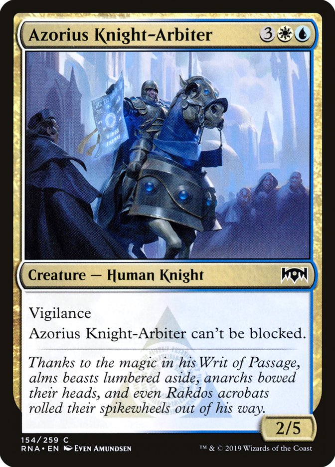 Azorius Knight-Arbiter 154 (Ravnica Allegiance)  | Good Games Adelaide SA