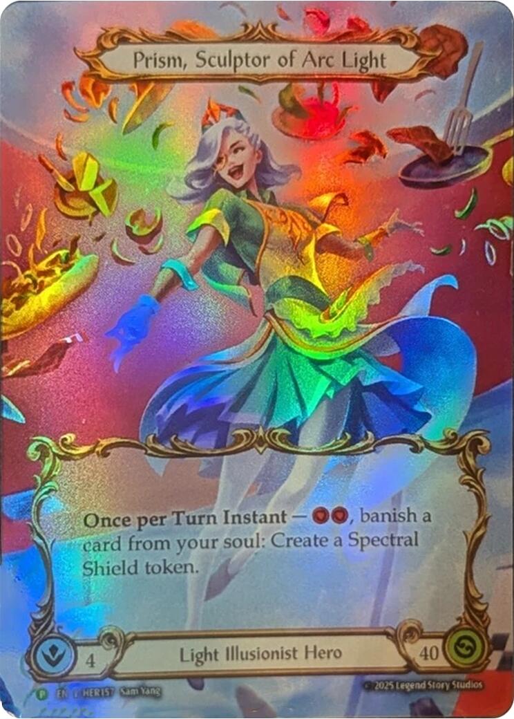 Prism, Sculptor of Arc Light [HER157] (Promo)  Rainbow Foil | Good Games Adelaide SA