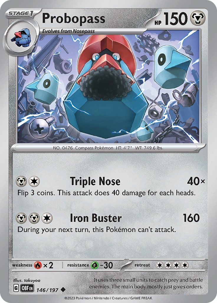 Probopass (146/197) [Scarlet & Violet: Obsidian Flames] | Good Games Adelaide SA