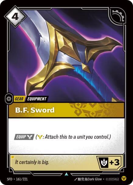 B.F. Sword [Spiritforged] (161/221) | Good Games Adelaide SA