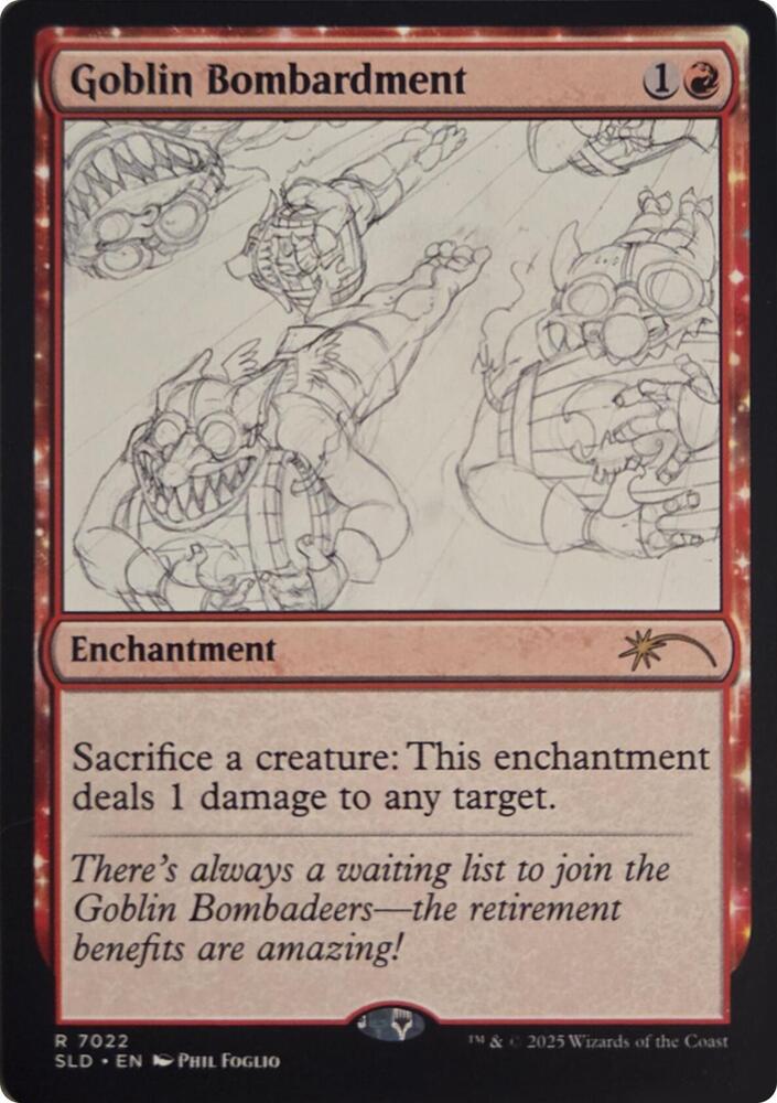 Goblin Bombardment 7022 7022 (Secret Lair Drop Series)  - Foil | Good Games Adelaide SA