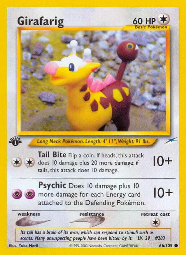 Girafarig 066/105 (Neo Destiny)  - 1st Edition | Good Games Adelaide SA