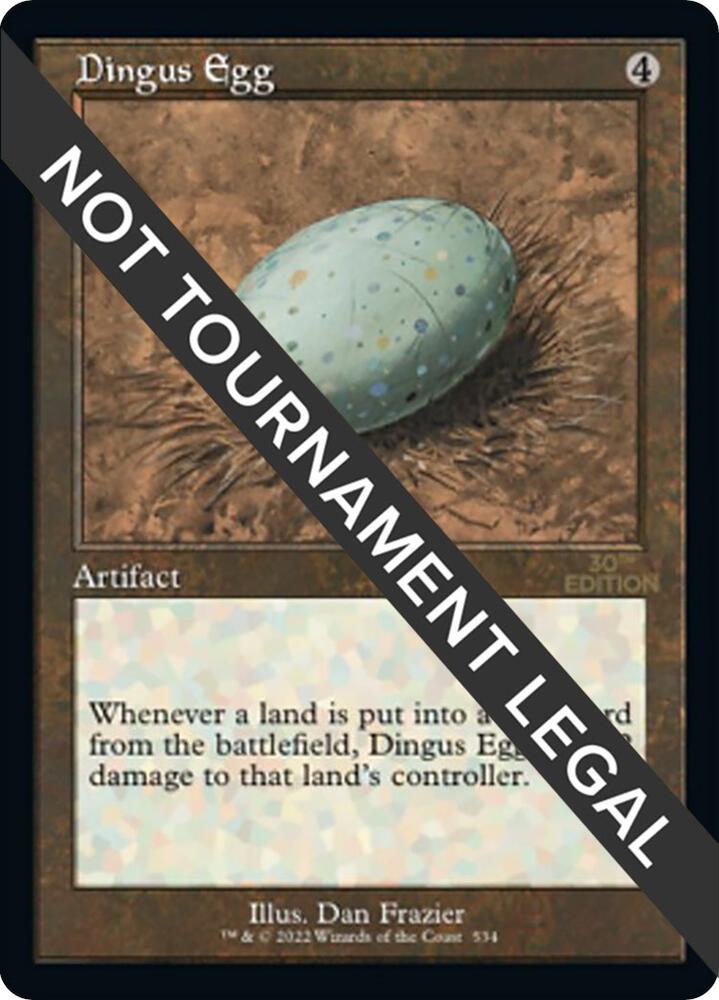 Dingus Egg Retro Frame 534/594 (30th Anniversary Edition)  | Good Games Adelaide SA
