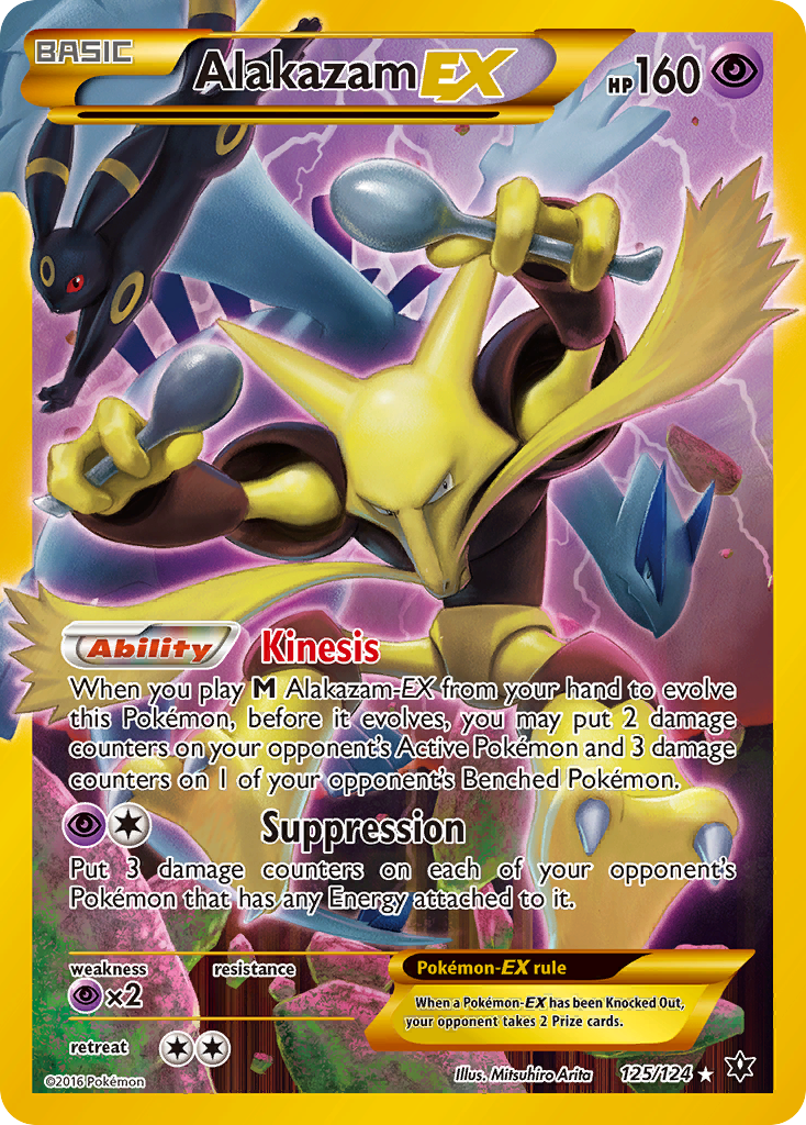 Alakazam EX (125/124) [XY: Fates Collide] | Good Games Adelaide SA