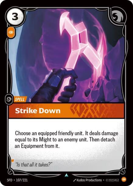 Strike Down [Spiritforged] (107/221) | Good Games Adelaide SA