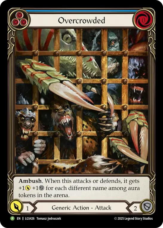 Overcrowded [LGS426] (Promo)  Cold Foil | Good Games Adelaide SA