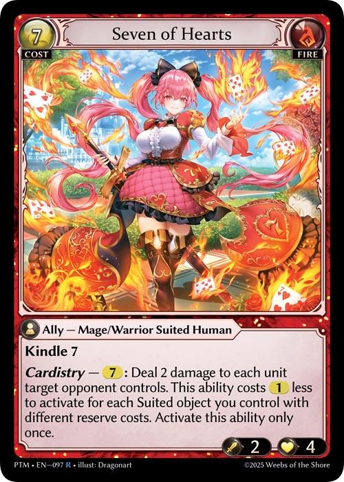Seven of Hearts (097) [Phantom Monarchs] | Good Games Adelaide SA