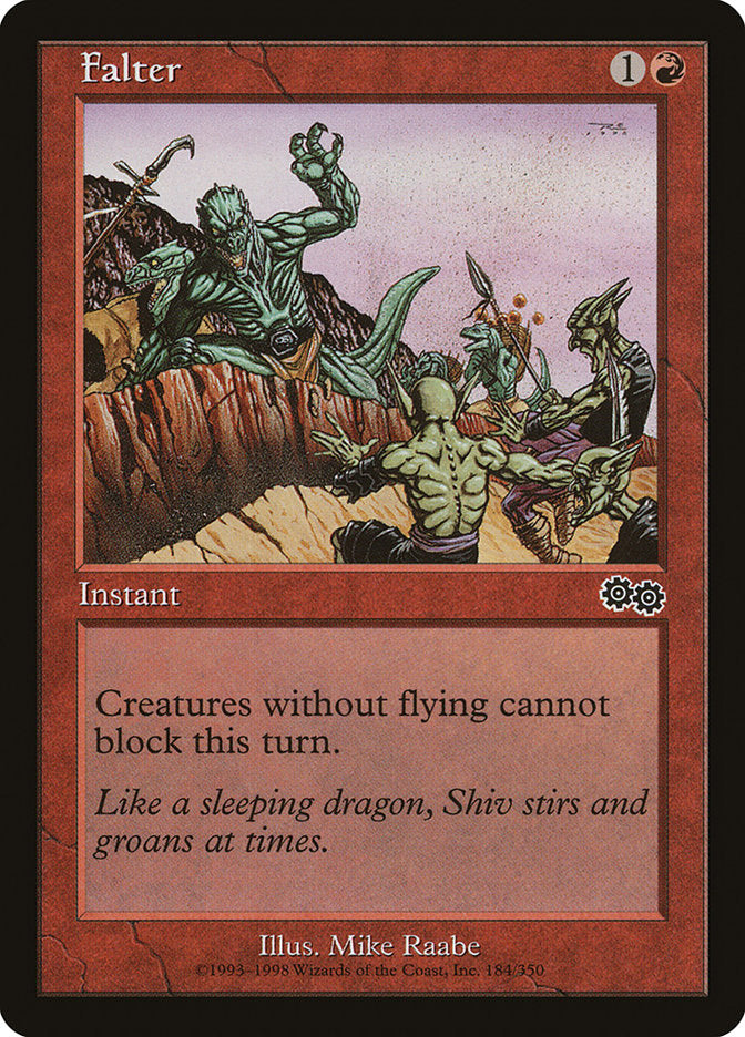 Falter [Urza's Saga] | Good Games Adelaide SA