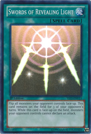 Swords of Revealing Light [YS13-ENV13] Super Rare | Good Games Adelaide SA