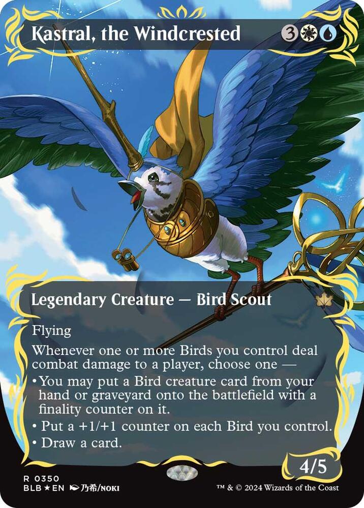 Kastral, the Windcrested 350 (Bloomburrow)  - Foil | Good Games Adelaide SA