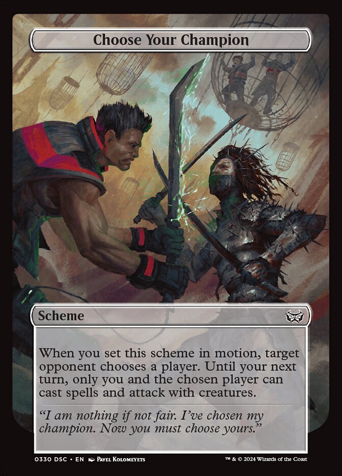 Choose Your Champion 330 (Archenemy: Duskmourn)  | Good Games Adelaide SA