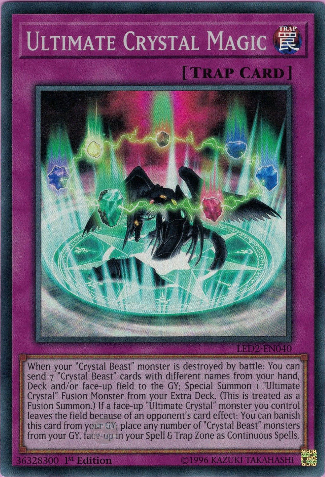 Ultimate Crystal Magic [LED2-EN040] Super Rare | Good Games Adelaide SA