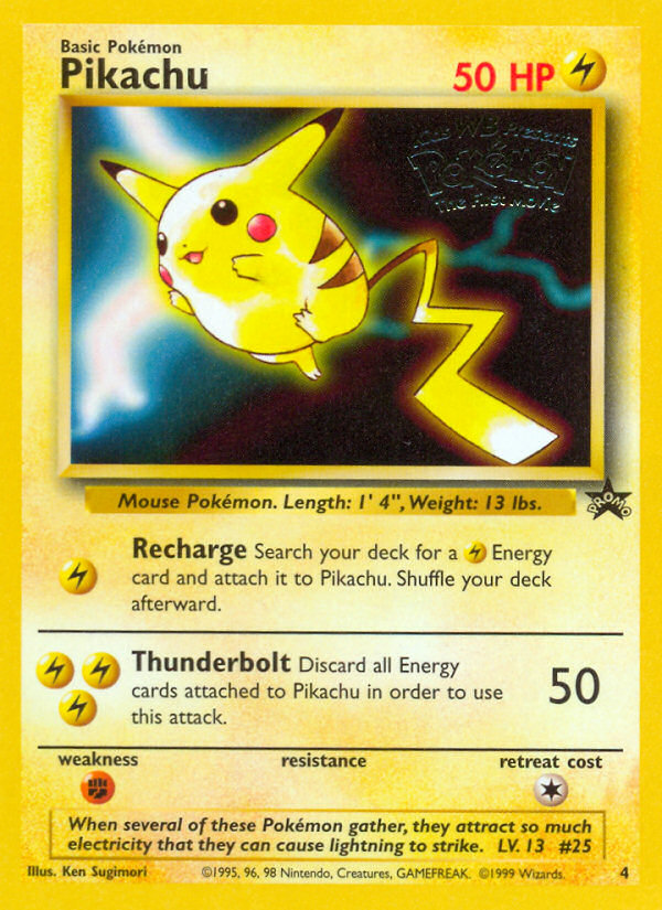 Pikachu (4) [Wizards of the Coast: Black Star Promos] | Good Games Adelaide SA
