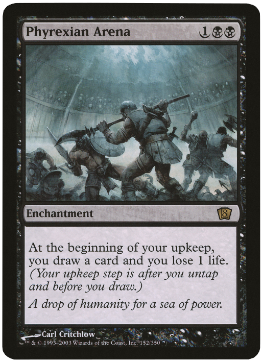 Phyrexian Arena (Oversized) [Eighth Edition Box Topper] | Good Games Adelaide SA