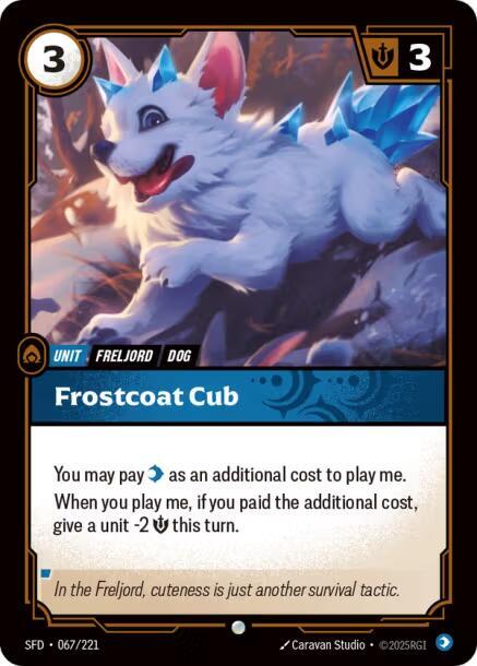 Frostcoat Pup [Spiritforged] (067/221) | Good Games Adelaide SA