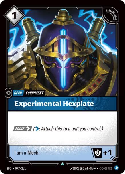 Experimental Hexplate [Spiritforged] (073/221) | Good Games Adelaide SA