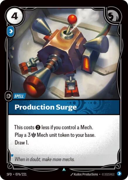 Production Surge [Spiritforged] (076/221) | Good Games Adelaide SA