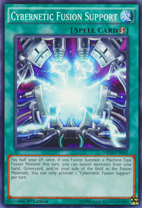 Cybernetic Fusion Support [MP16-EN042] Common | Good Games Adelaide SA