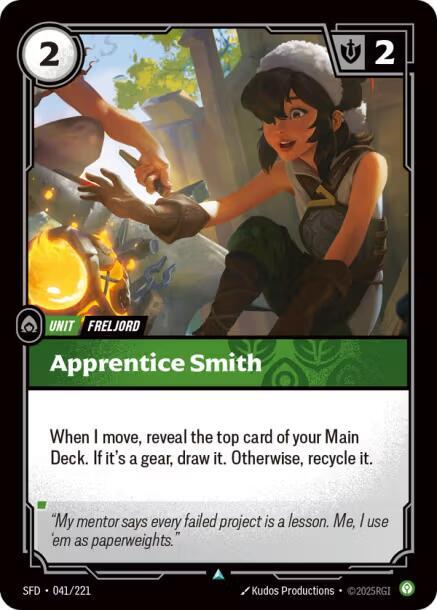 Apprentice Smith [Spiritforged] (041/221) | Good Games Adelaide SA