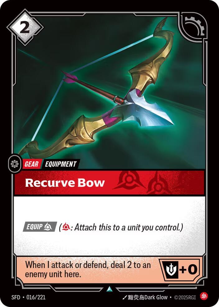 Recurve Bow [Spiritforged] (016/221) | Good Games Adelaide SA