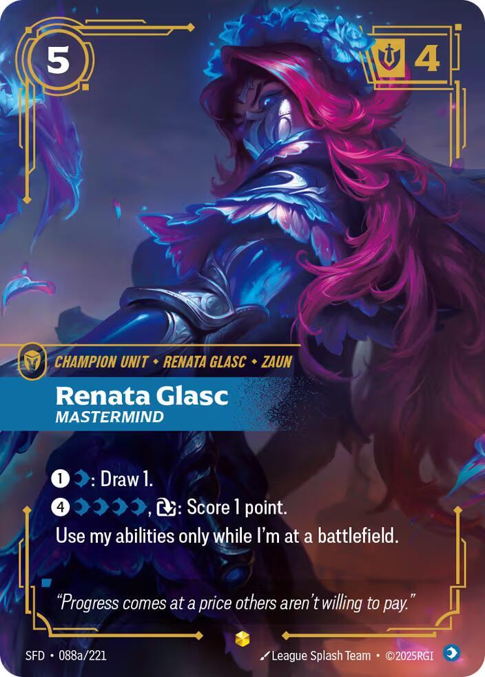 Renata Glasc - Mastermind (Alternate Art) [Spiritforged] (088a/221) | Good Games Adelaide SA