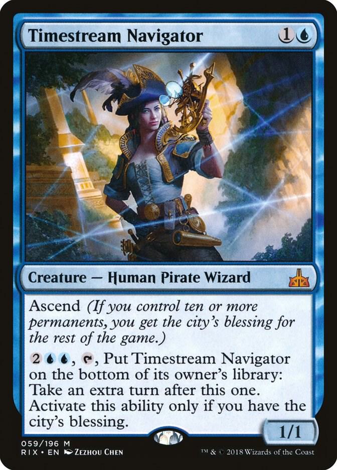 Timestream Navigator 59 (Rivals of Ixalan)  - Foil | Good Games Adelaide SA