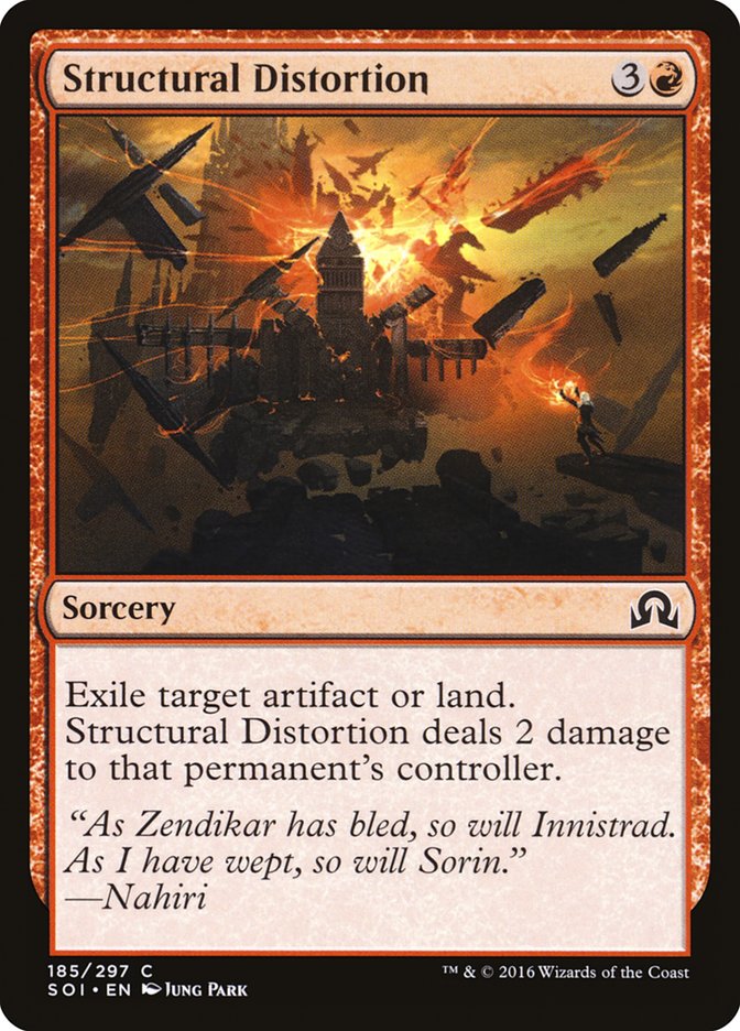 Structural Distortion 185 (Shadows over Innistrad)  - Foil | Good Games Adelaide SA