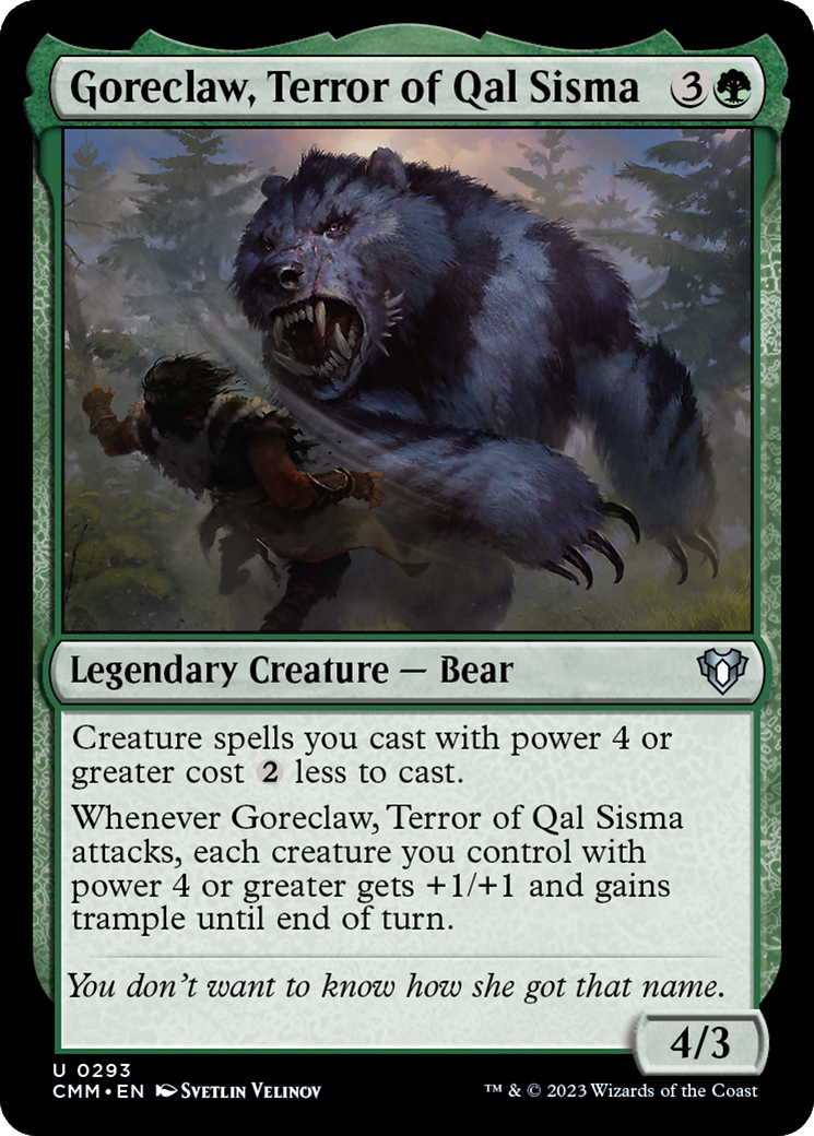 Goreclaw, Terror of Qal Sisma [Commander Masters] | Good Games Adelaide SA
