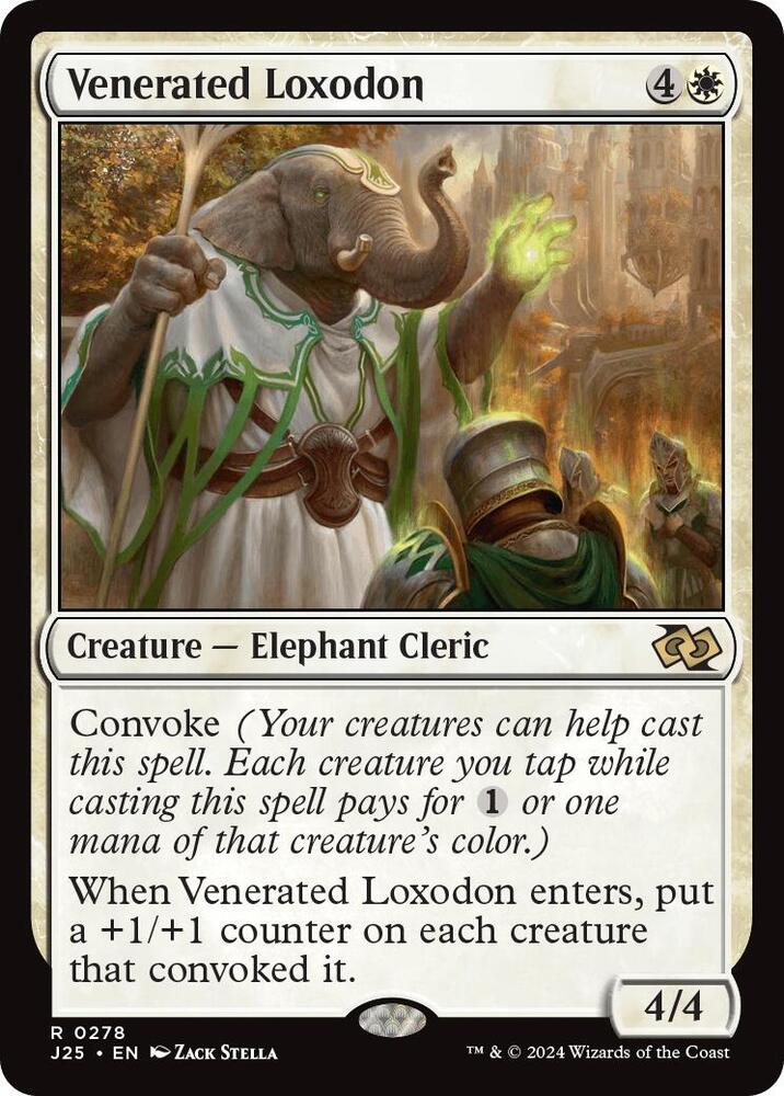 Venerated Loxodon 278 (Foundations Jumpstart)  | Good Games Adelaide SA